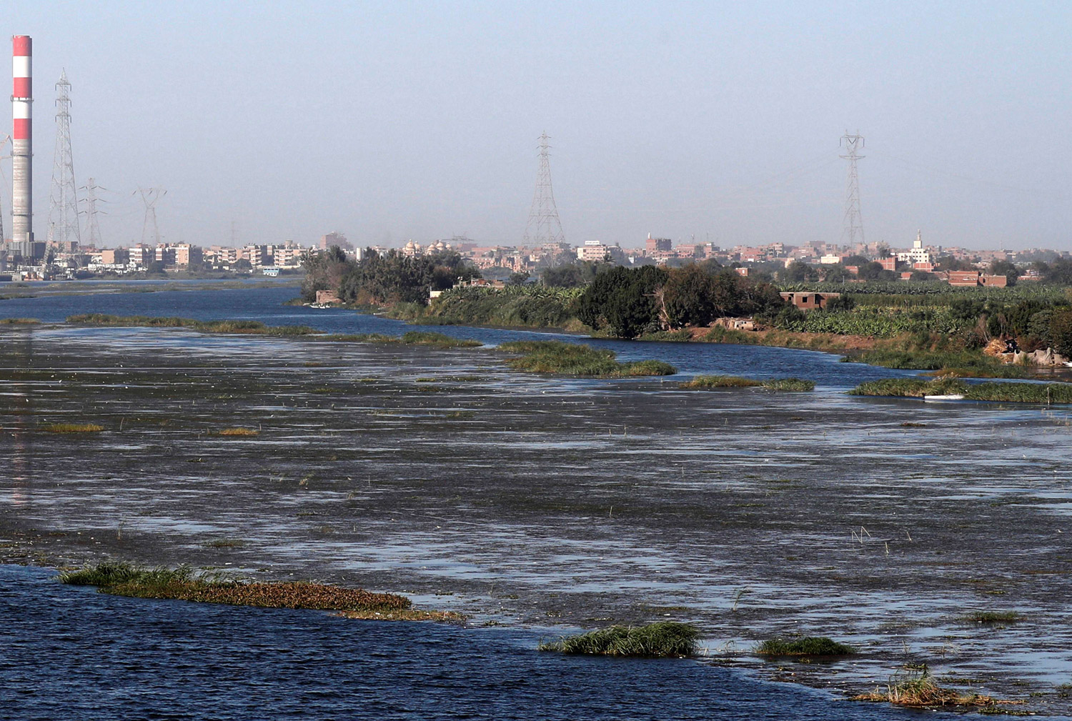 انخفاض منسوب مياه النيل في القاهرة