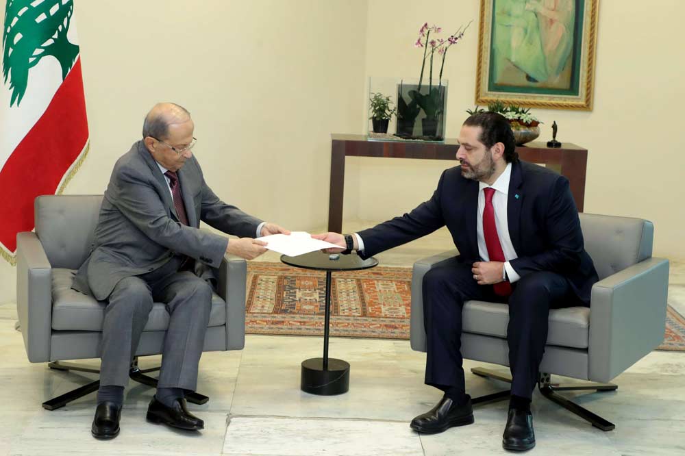 الحريري يخيّر الاستقالة على الحل الأمني