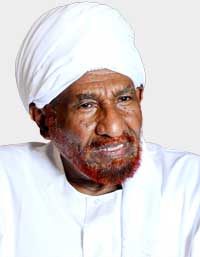 الصادق المهدي: التصعيد بين المعارضة والمجلس العسكري سيضر بالسودان