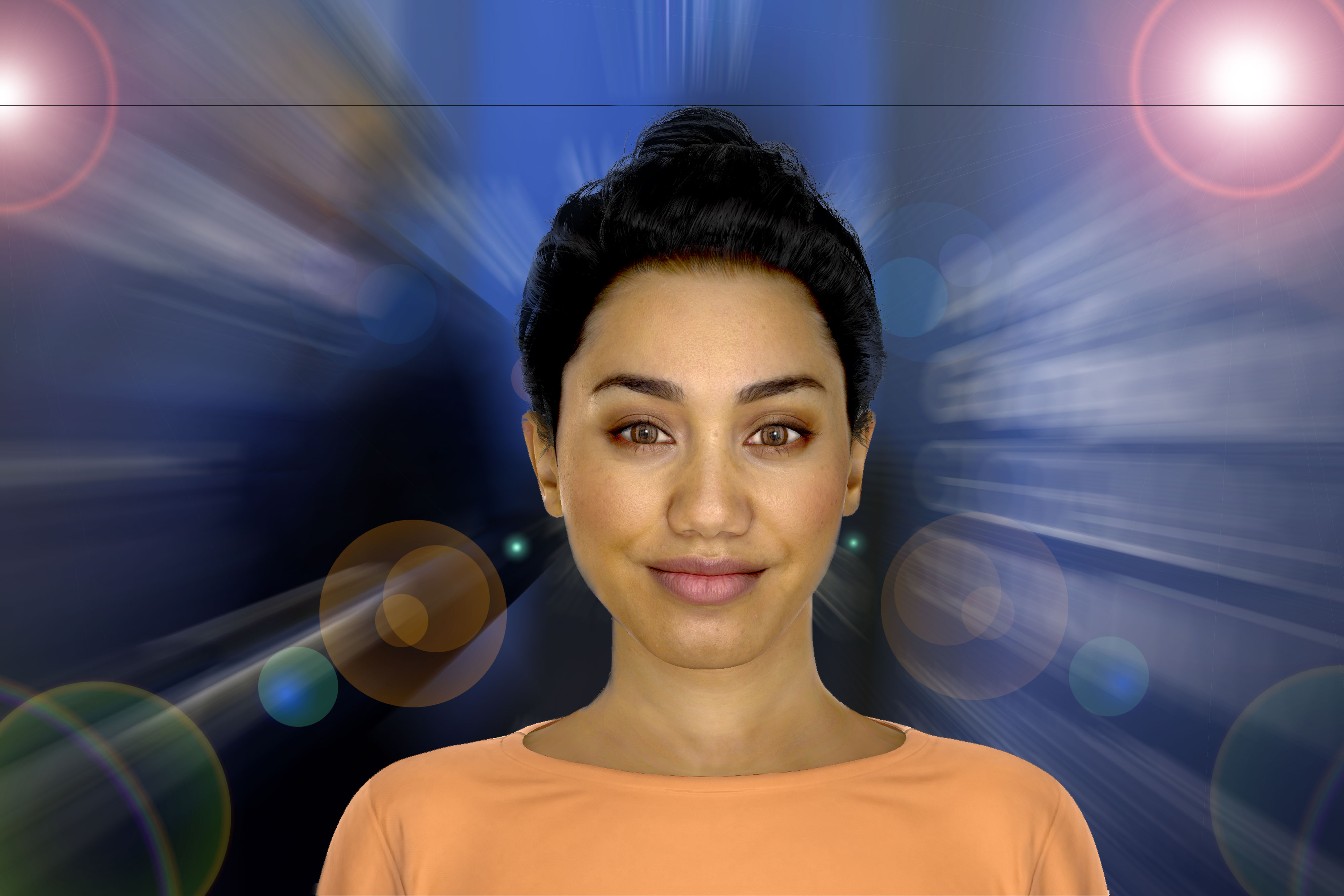 بصوت يوحي بالثقة تبدأ فلورنس حديثها معكم قائلة: لكي أعمل على أفضل صورة ممكنة أود أن أتمكن من رؤيتك وسماع صوتك