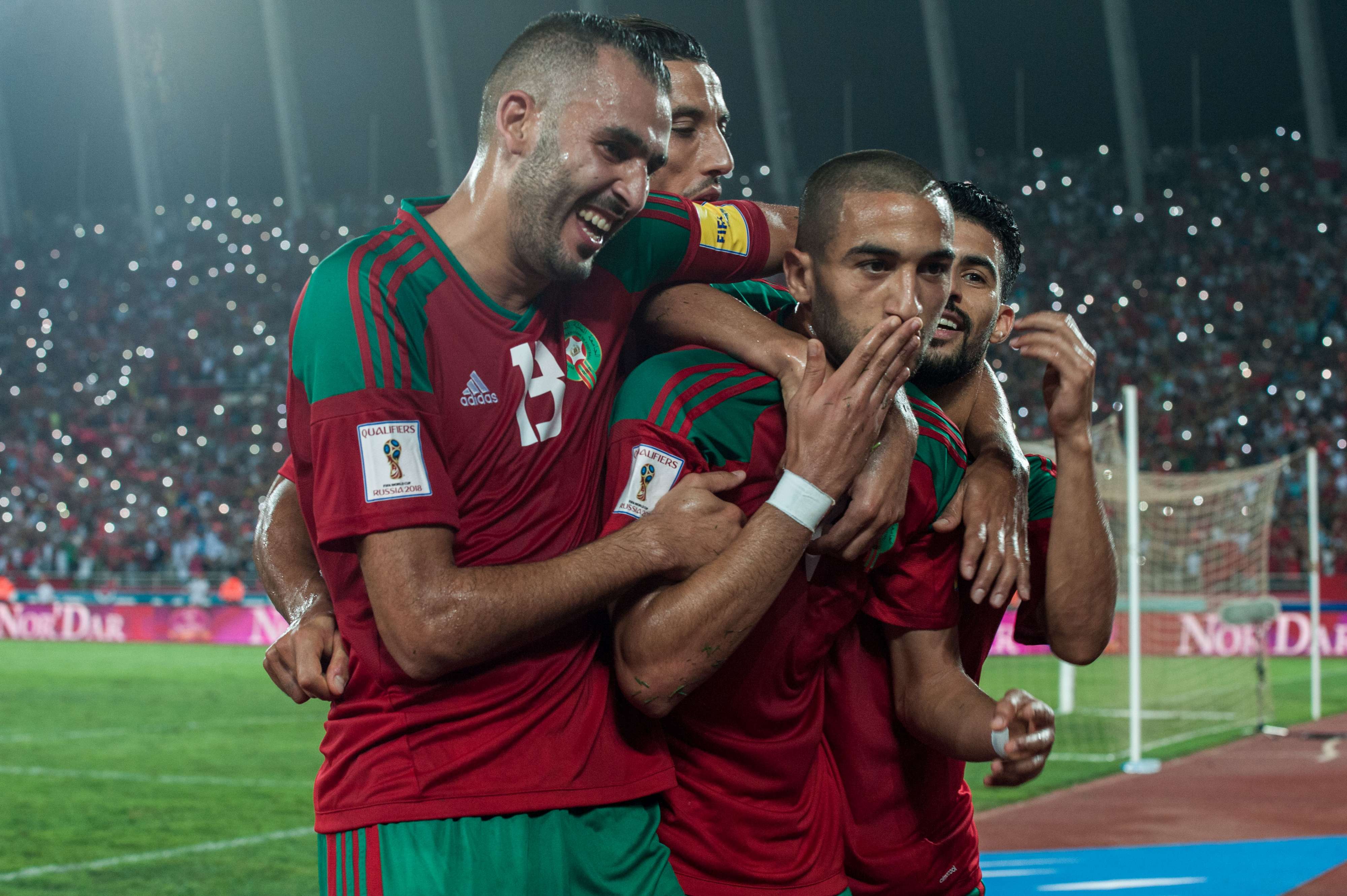 منتخب المغرب تفوق على نظيره المصري في الترتيب