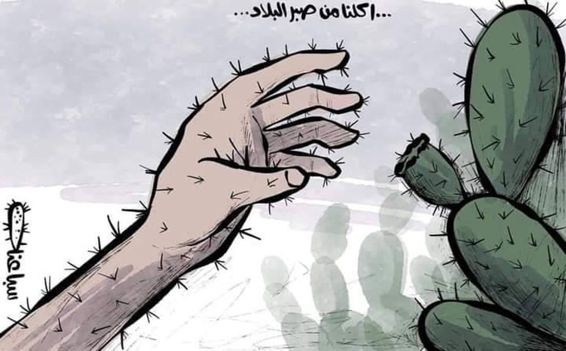 من صبر الفلسطينيين أزهر الصبّار