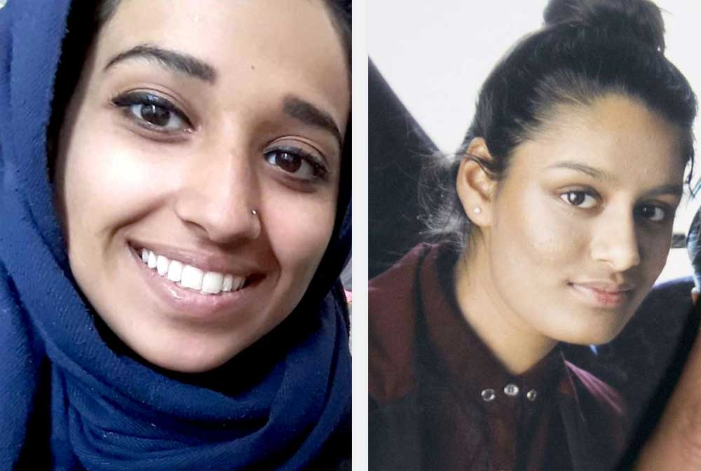شميما بيغوم، البريطانية من أصل بنغالي، وهدى مثنى، الأميركية من أصل يمني، نموذجان لعرائس داعش اللواتي جندهن التنظيم المتطرف عبر الانترنت وسافرن إلى سوريا حيث اكتشفن الكذبة الكبرى لكن بعد فوات الأوان 