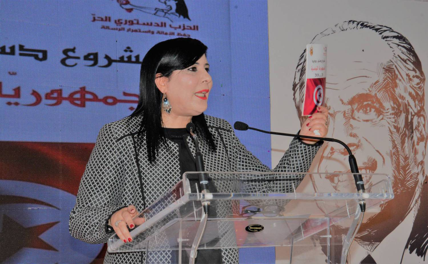 عبير موسي: دولة القانون والمؤسسات لا تتعارض مع الديمقراطية