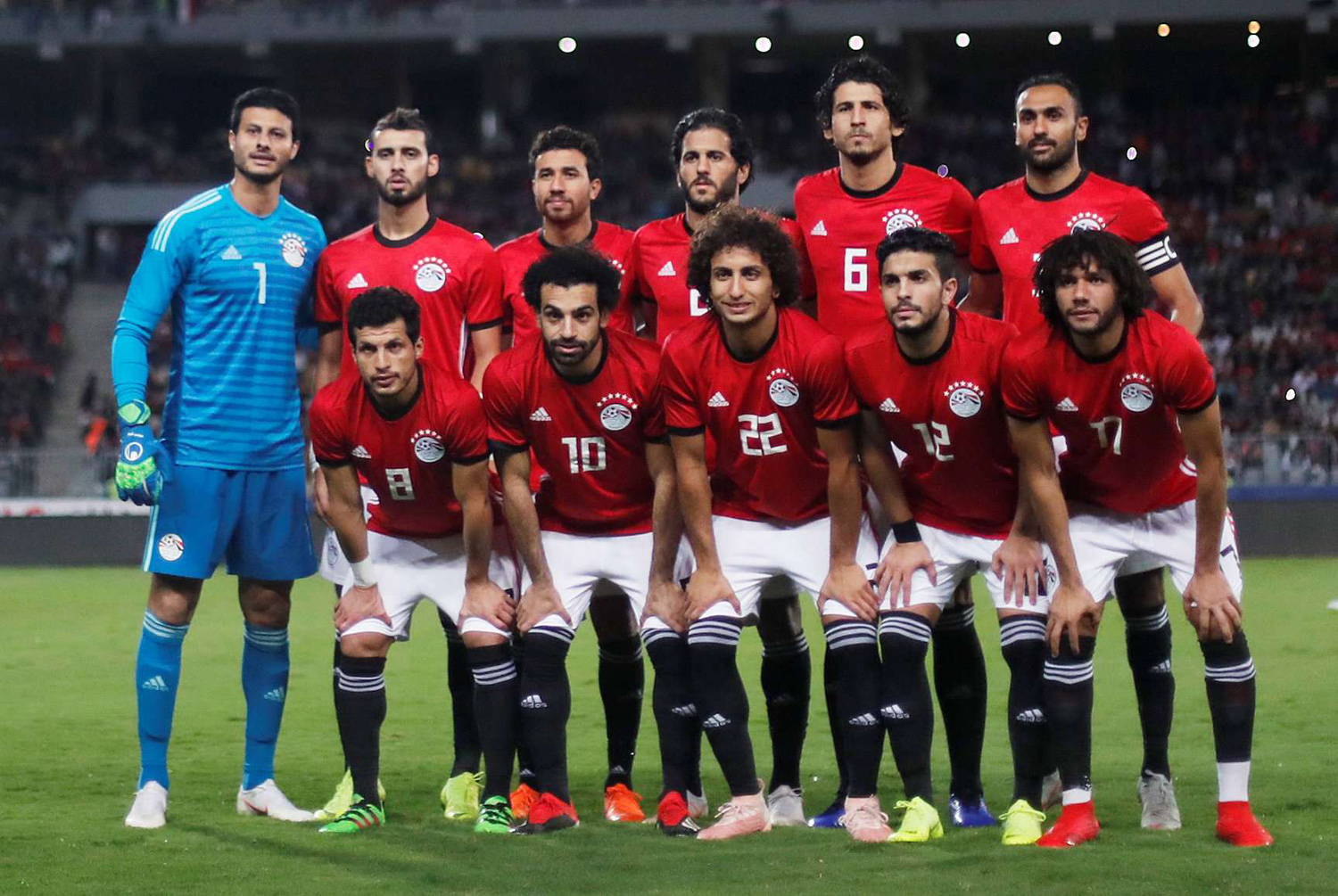 مصر في المجموعة الأولى مع جمهورية الكونغو الديمقراطية وأوغندا وزيمبابوي