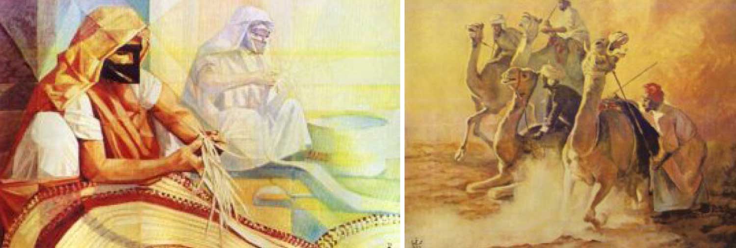 ◙ المحرقي اهتم بتحليل النفس البشرية متأثرا بأفكار وأشكال وأحلام السرياليين والتكعيبيين والرمزيين 
