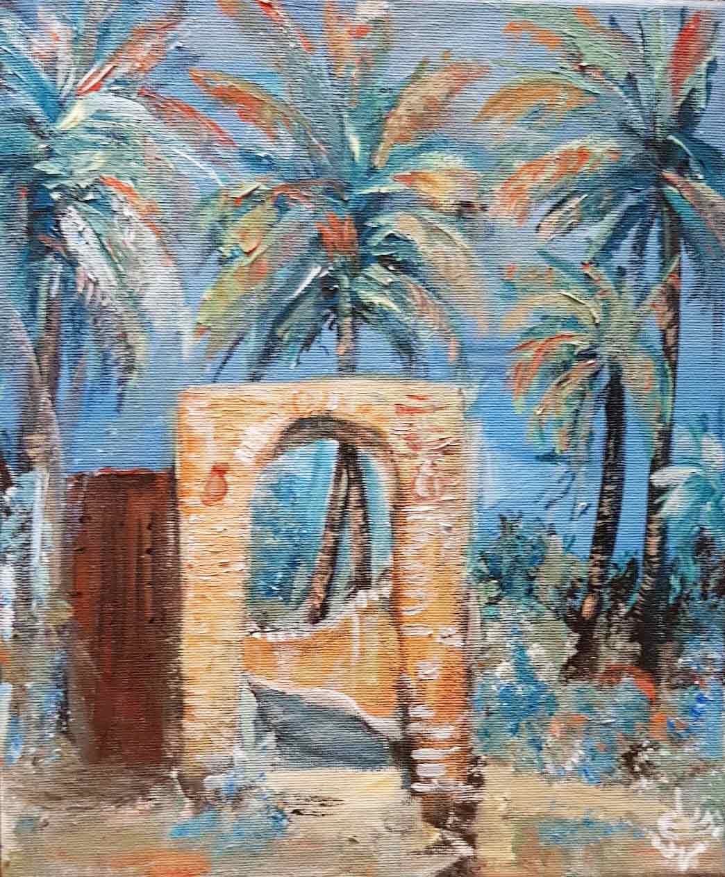 تخليد اللحظة الأثرية بالفن