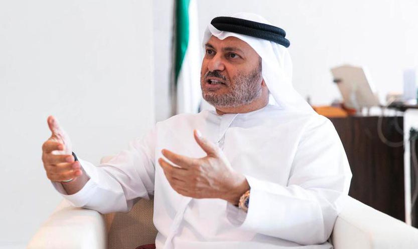 زير الدولة الإماراتي للشؤون الخارجية أنور قرقاش يُبدي رغبة أبوظبي في دعم جهود غريفيث
