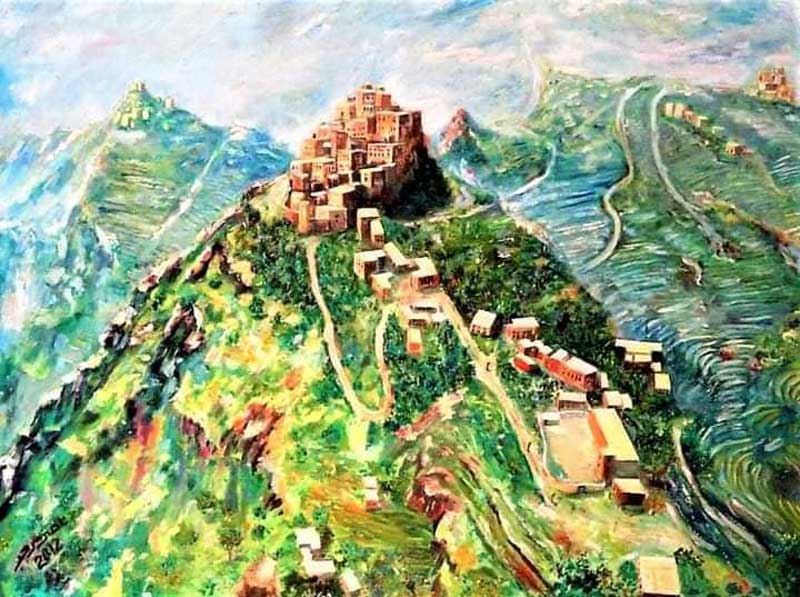 لوحات تخلّد ملامح اليمن التي أفسدها الصراع