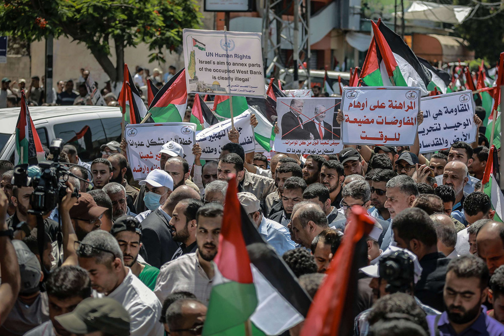 الشارع الفلسطيني ضد المخطط الاستيطاني الإسرائيلي