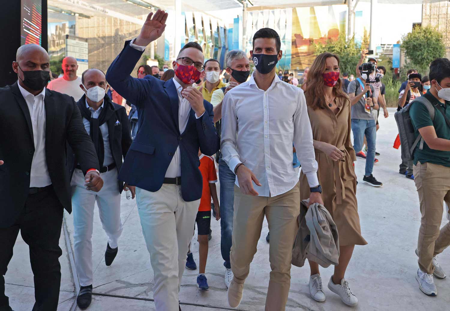 معرض إكسبو دبي كان فرصة للنجم الصربي للتخلص من أحداث أستراليا الأخيرة 