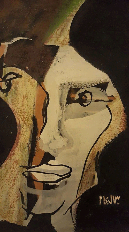 من لوحات السرياليين المصريين