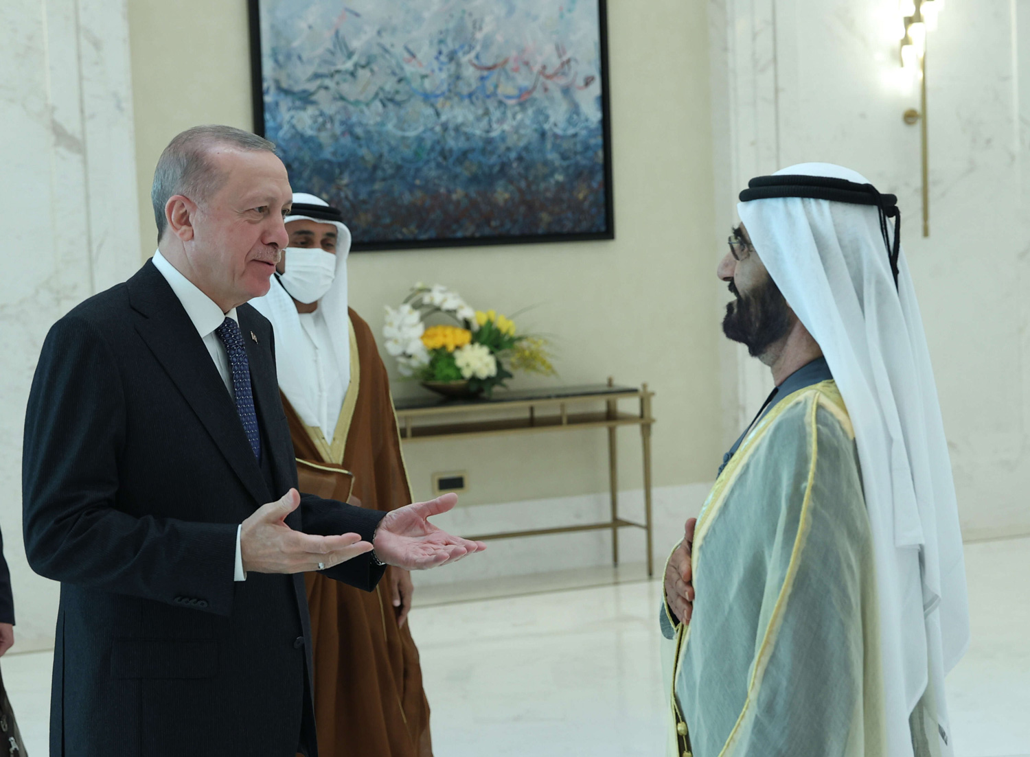أردوغان يلتقي محمد بن راشد في معرض "إكسبو 2020 دبي"