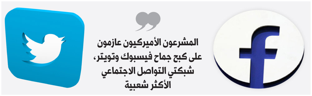 فيسبوك وتويتر
