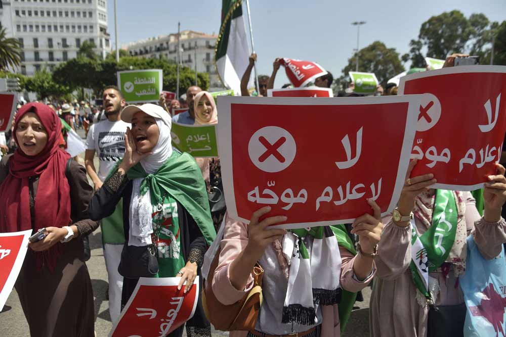 حرية الإعلام من مطالب الحراك في الجزائر