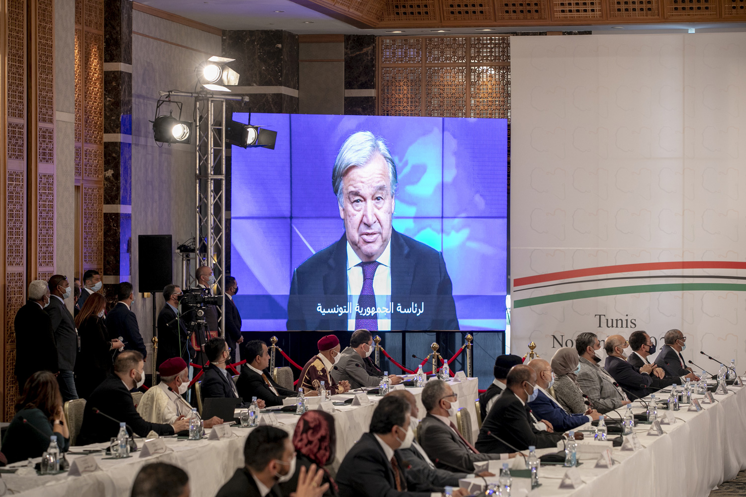 أنطونيو غوتيريش: الحوار إختبار لعزمكم ومستقبل ليبيا بين  أيديكم