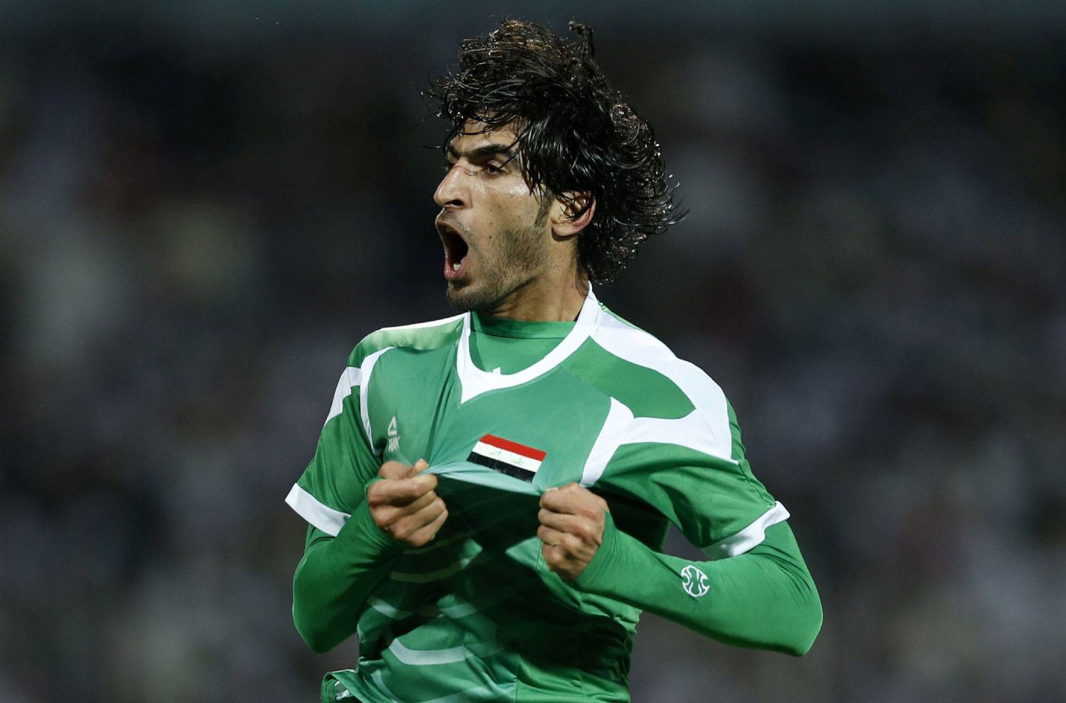 المدافع أحمد إبراهيم من اللاعبين المميزين في صفوف المنتخب العراقي