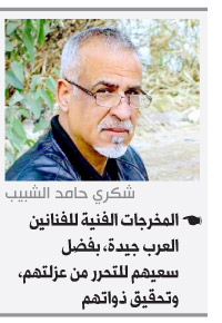 المخرجات الفنية للفنانين العرب جيدة