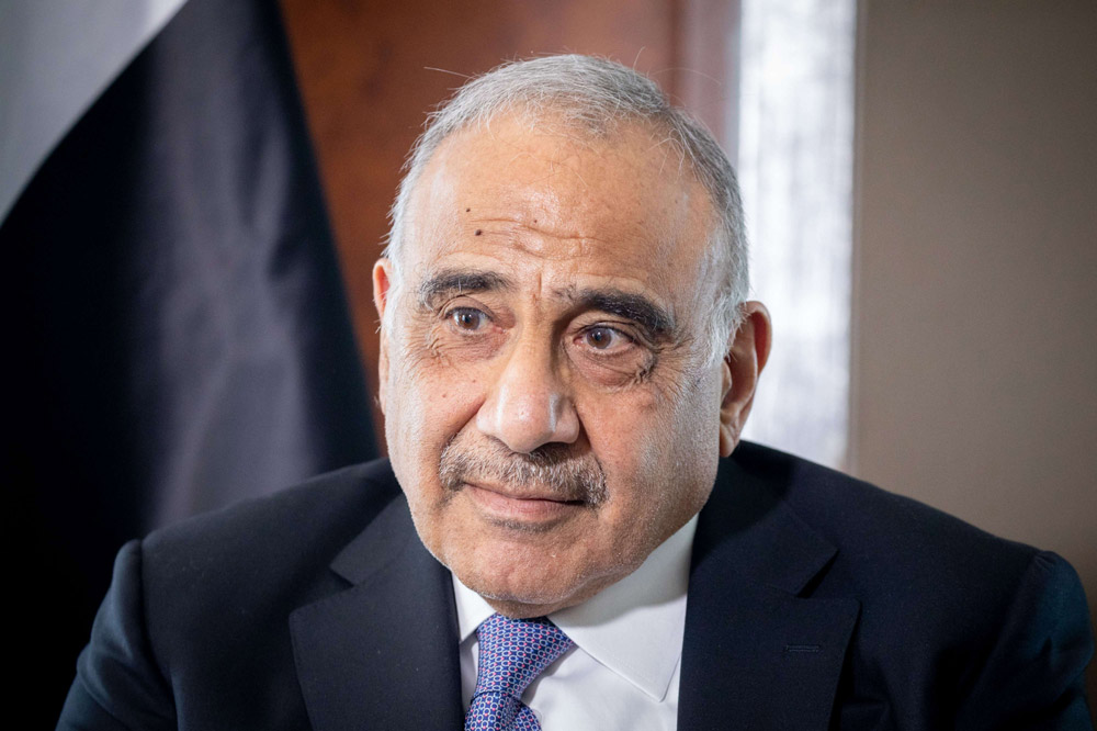 الاحتجاجات نجحت في الإطاحة بحكومة رئيس الوزراء المستقيل عادل عبدالمهدي في ديسمبر الماضي