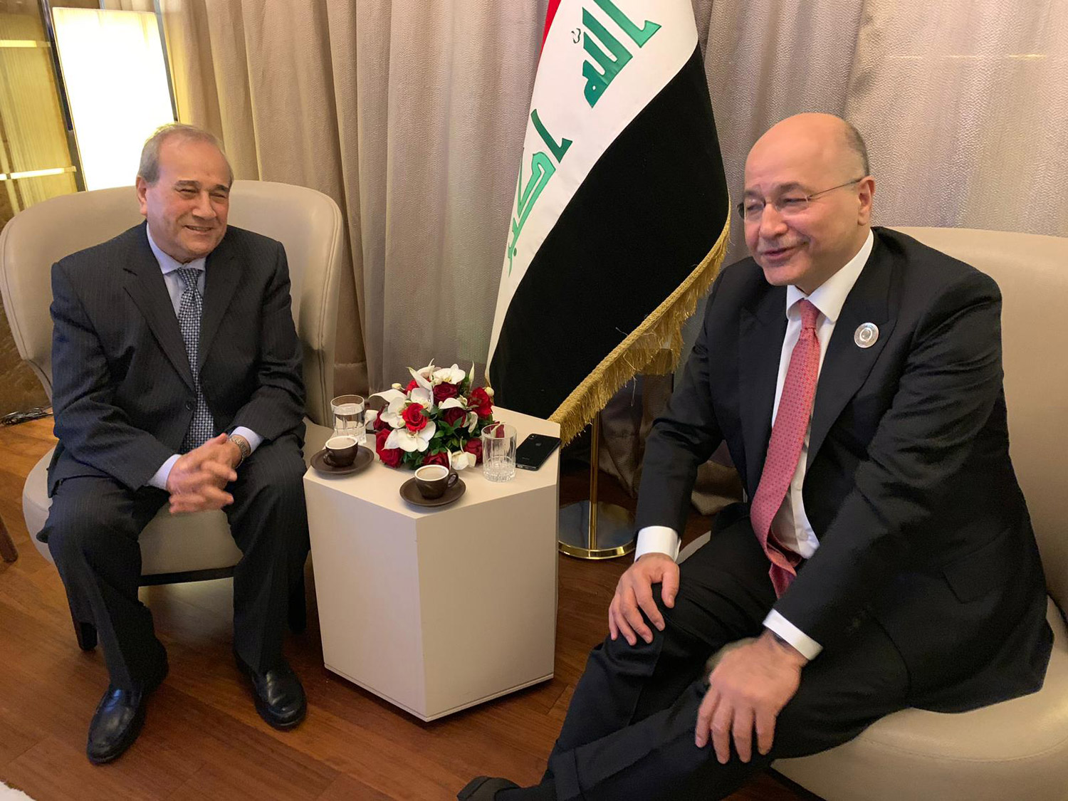 ما كان كاكا برهم ليودع صديقه القديم إبراهيم الزبيدي من دون نكتة عن الأكراد