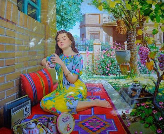 الفتاة العراقية كما يرسمها الفنان محمود عبود