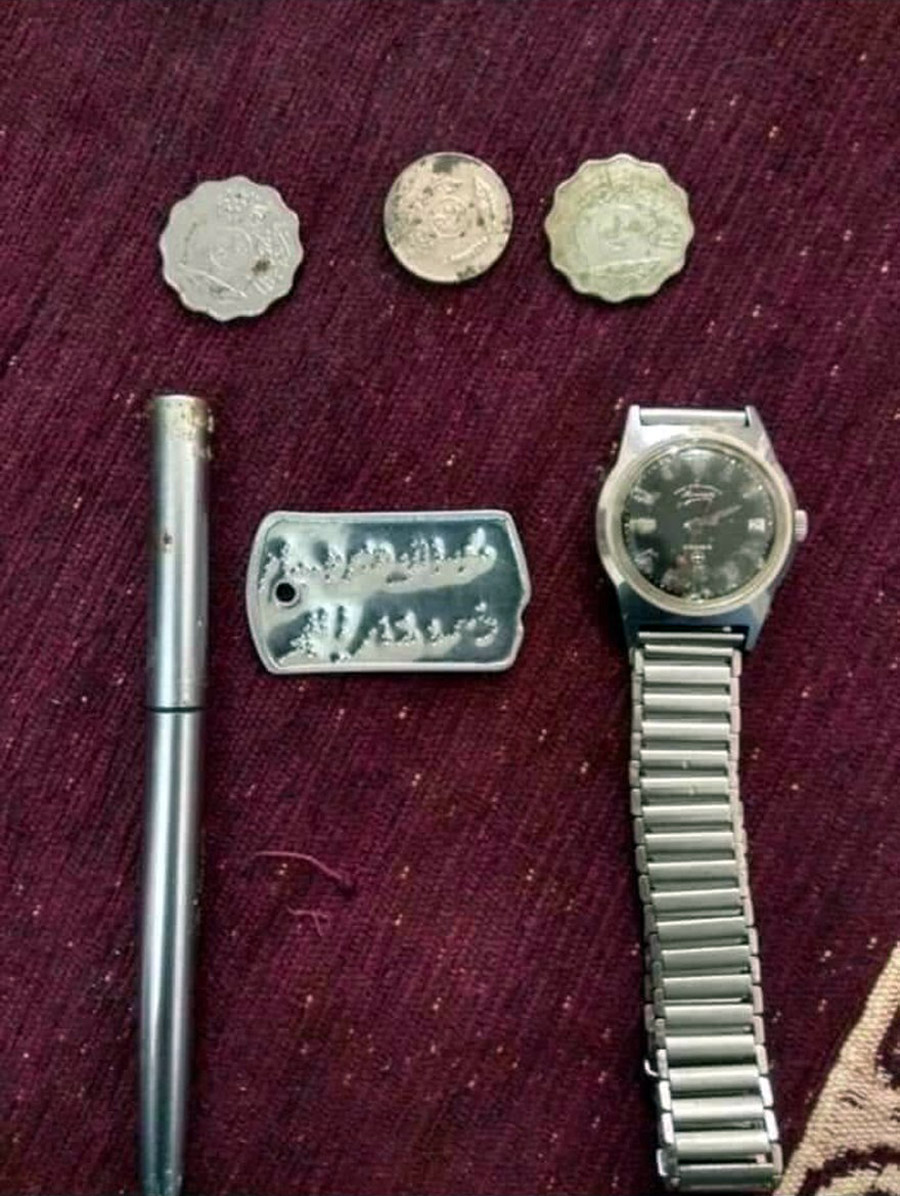 بعد كل هذه السنين تعود البقايا والساعة والقلم
