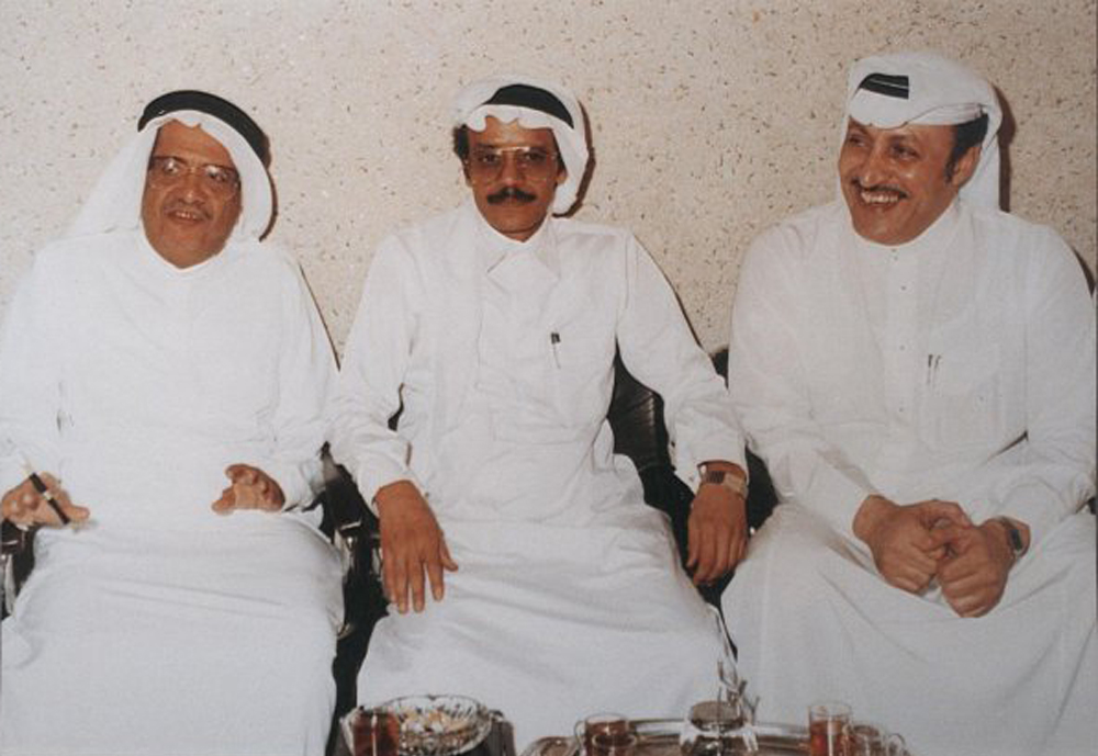 جميل محمود مع الفنان الراحل طلال مداح