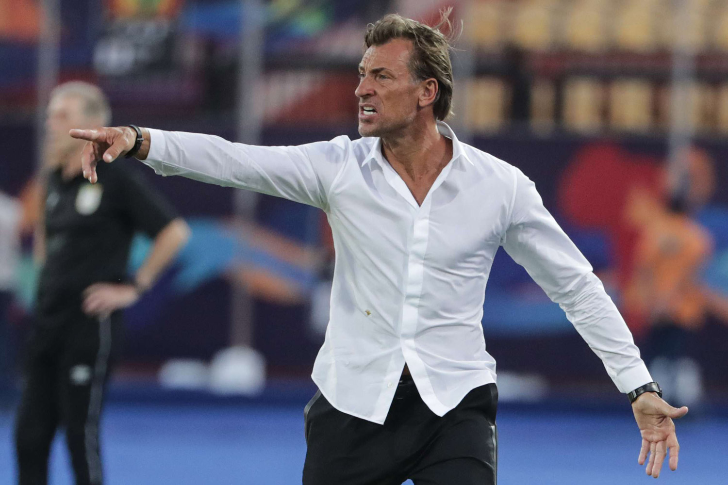 هيرفي رينارد المدير قاد المنتخب السعودي إلى المربع الذهبي