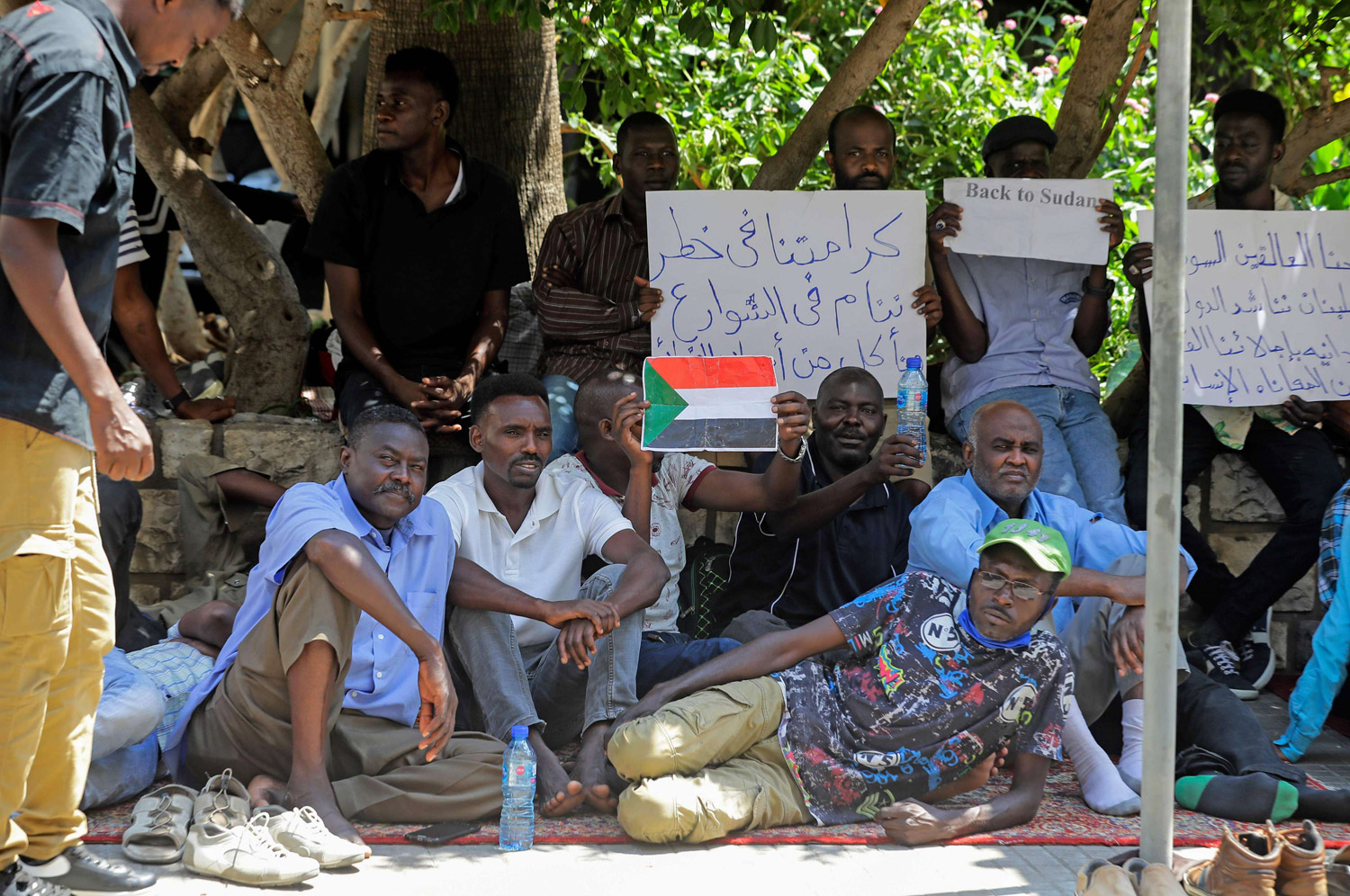 اللاجئون السودانيون في لبنان يشكلون نسبة 9 في المئة من إجمالي عدد اللاجئين كالعراقيين والإثيوبيين والمصريين والصوماليين، باستثناء السوريين والفلسطينيين