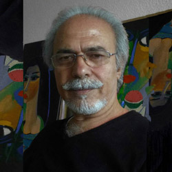 محمود شيخاني.. ملون من عصر الكبار، تنازل عن جميع الألوان ليرسم بالأبيض والأسود وباء لا يرحم أربك البشرية