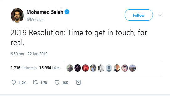 التغريدة الغامضة