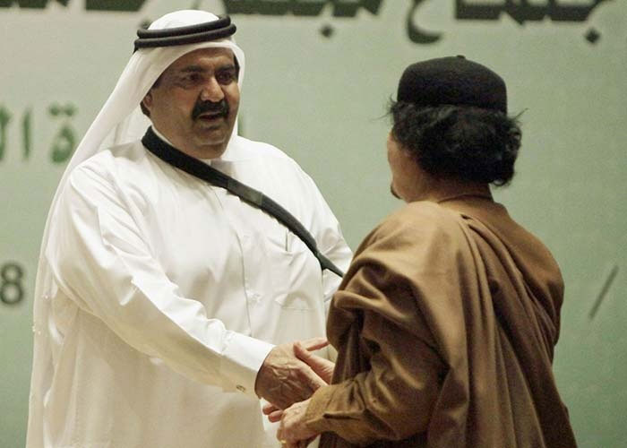 التسريبات الجديدة لحوارات سرية للقائد الليبي الراحل معمر القذافي مع عناصر إخوانية حرّكت النقاش حول خطط قطر والجماعات الإسلامية المرتبطة بها لاستهداف المملكة وأمنها والتحريض عليها