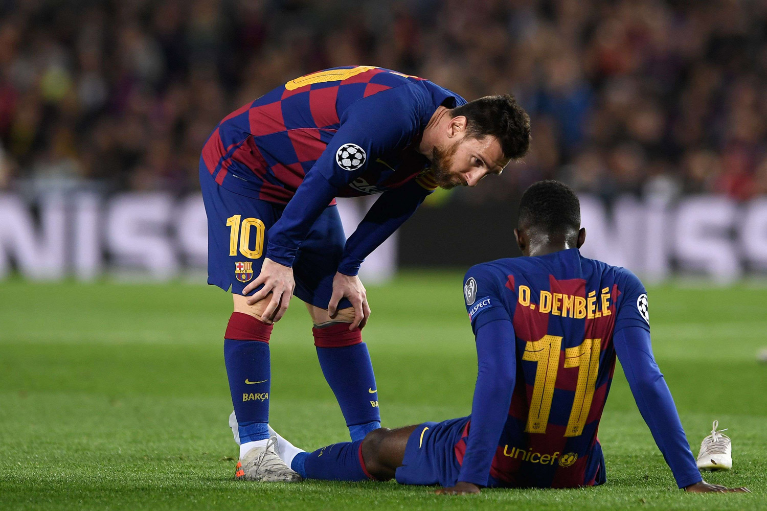 اللاعب الزجاجي بات مصدر قلق في برشلونة