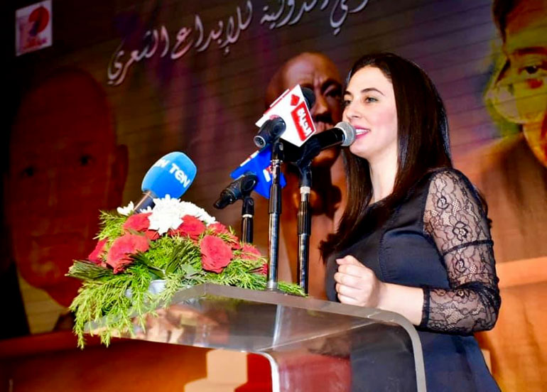 الإعلام السياسي والأمني مجال تبرع فيه الخلالي التي عملت محاضرة بأكاديمية الشرطة 