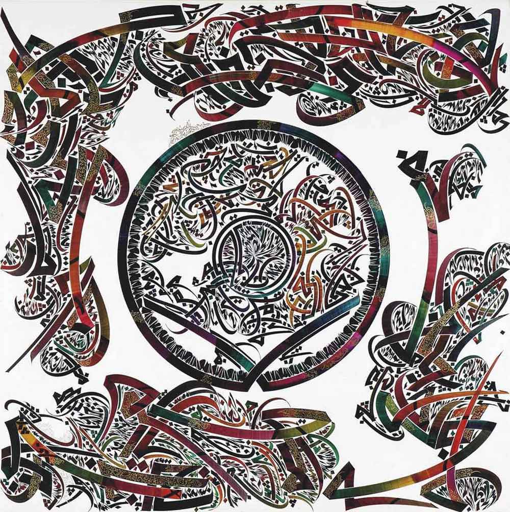 اللغة الشعرية تحتاج إلى مواصلة مشروع نزار (لوحة للفنان نجا المهداوي)