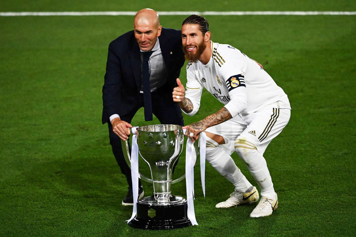 سيرجيو راموس لعب دورا في فوز ريال مدريد بلقب الدوري في 2020 بعد تسجيل 11 هدفا وهو العدد الأكبر في مسيرته في الدوري في موسم واحد