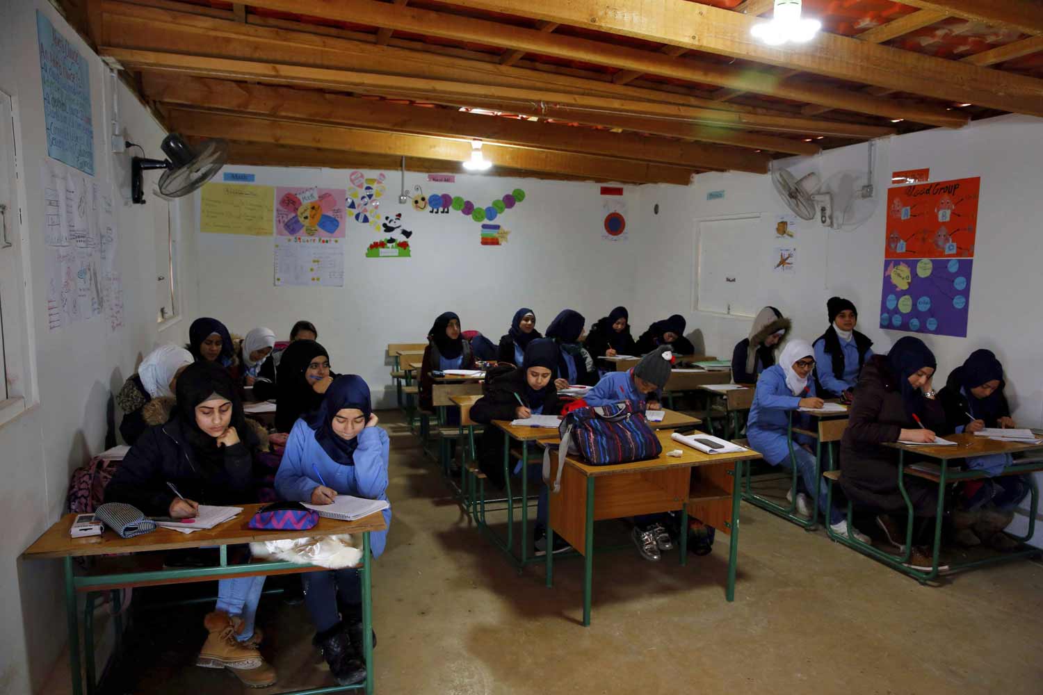 ضرورة  إدماج اللاجئين في المدارس وتطوير مهاراتهم