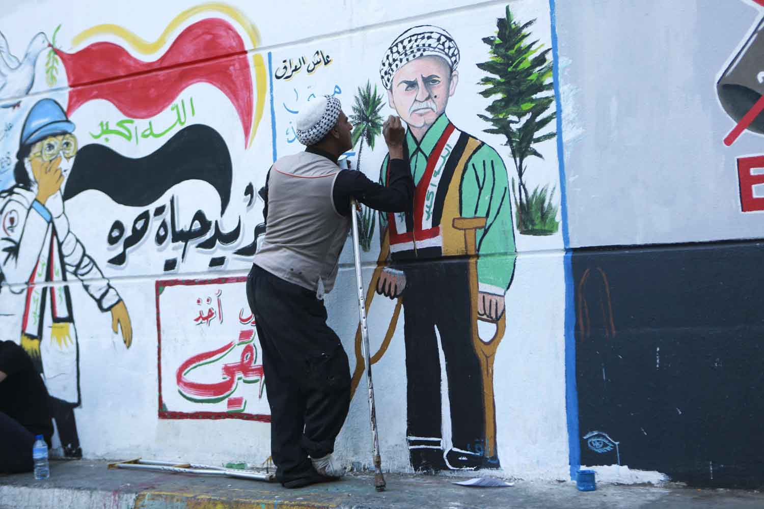 الفن السياسي صوت المجتمع العراقي في مواجهة الطغمة الحاكمة