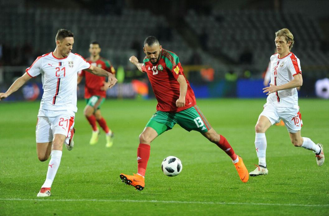 أداء جيد أمام منتخب صربيا