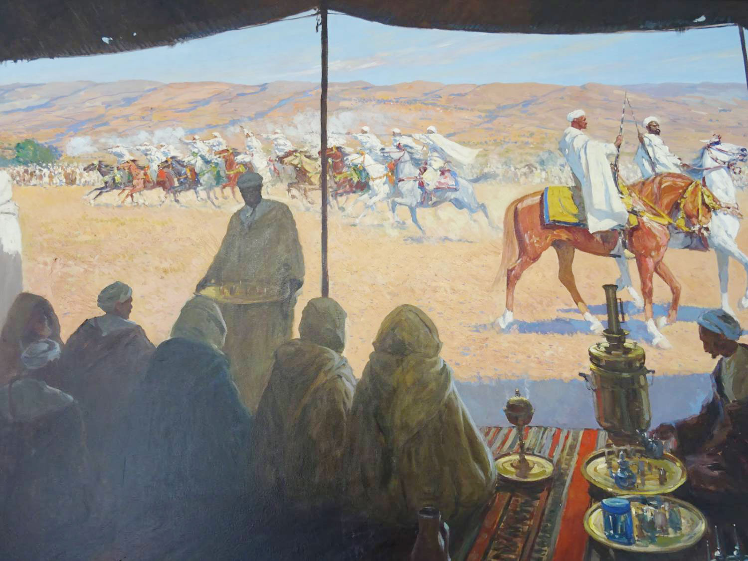 من أعمال ماريانو بيرتوشي المعروضة في مركز الفن الحديث بتطوان
