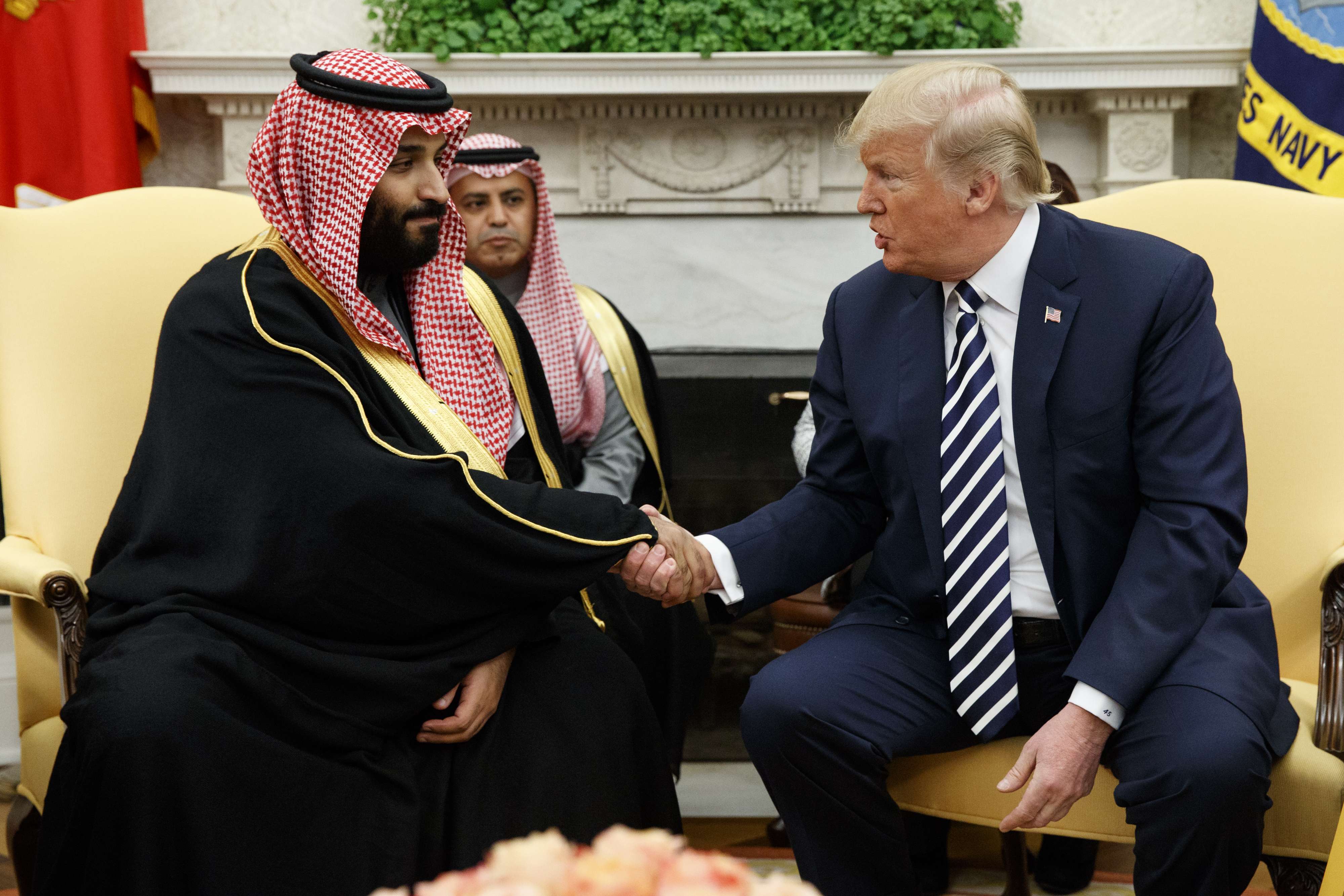 ترامب: لن نتسامح أبدا مع تمويل الإرهاب، ونعمل مع السعودية بشكل جدي لوقف تمويل الإرهاب من أي جهة