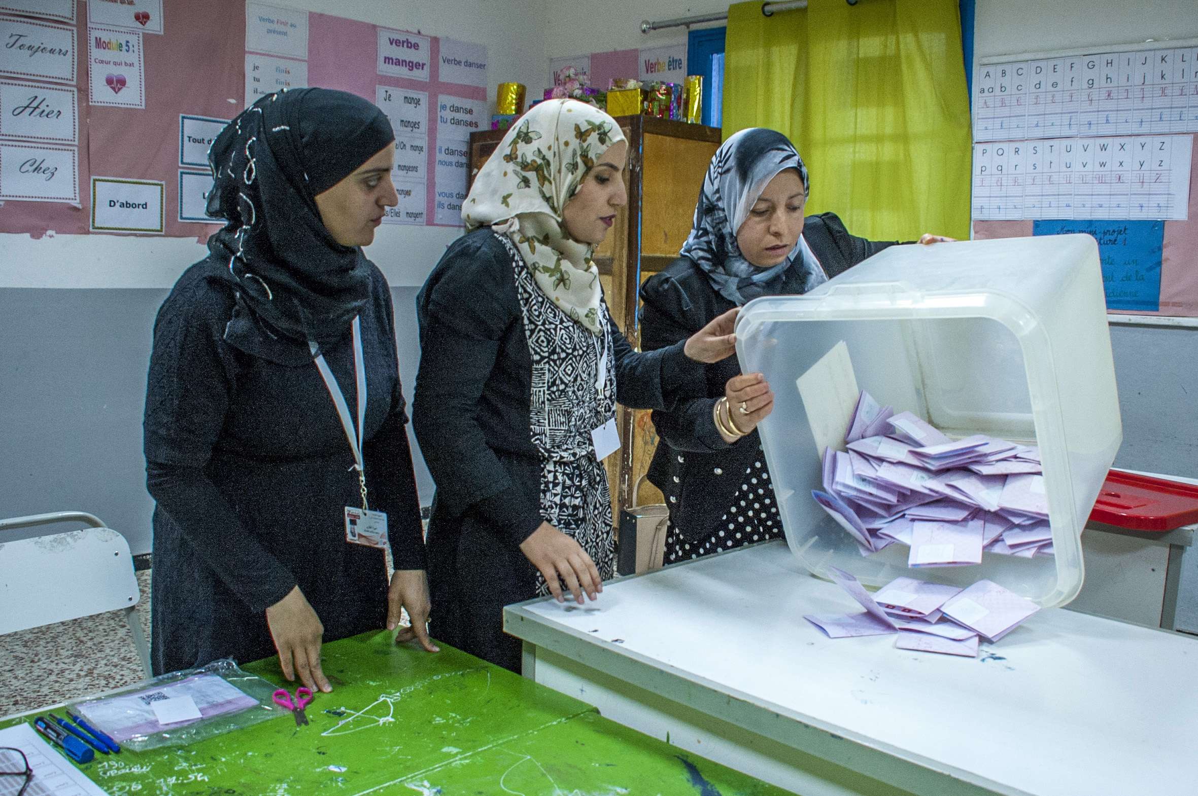 33.7 بالمئة نسبة المشاركة بانتخابات البلدية