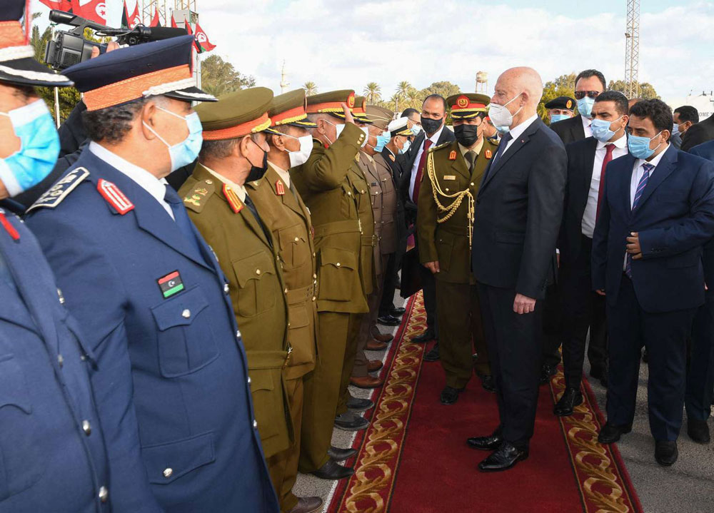 تونس تدرك أهمية العمل على تهدئة الأوضاع في ليبيا لتجنب تداعيات أي تدهور أمني فيها على أمنها واستقرارها