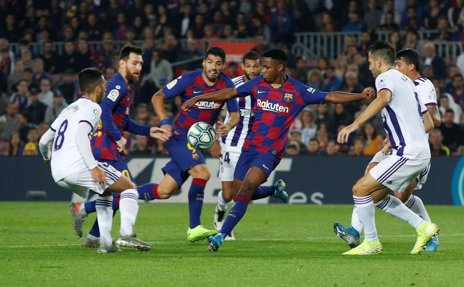 ببرشلونة يفوز على بلد الوليد 5-1