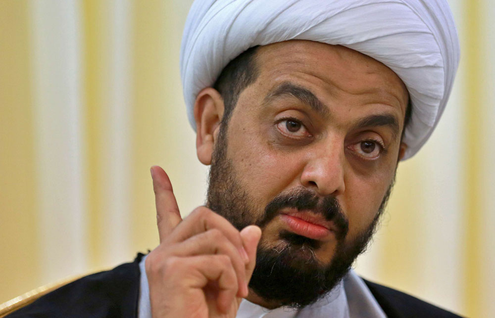 الأمين العام لميليشيات عصائب أهل الحق سبق أن هدّد قناة الحرة، معتبرا أنها تستهدف "المرجعية" 