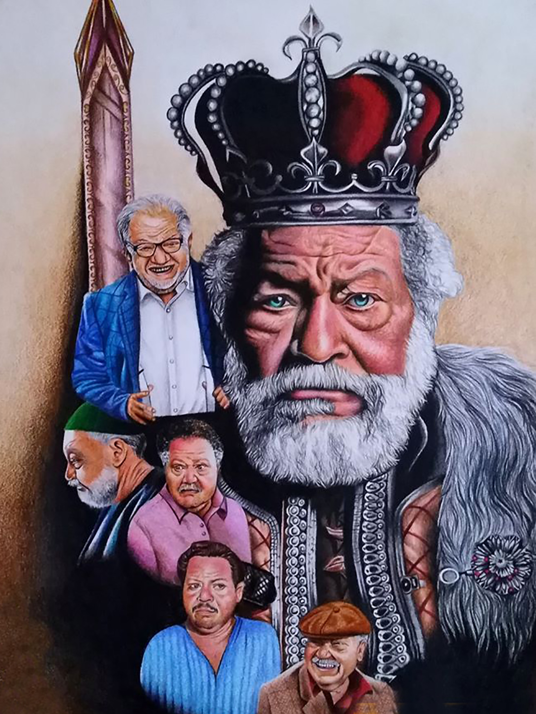 لوحة للفنانة سارة أحمد عبادي