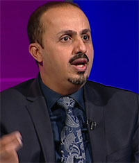 معمر الإرياني: مهمة الإعلام الوطنية نشر نماذج لأبرز الجرائم التي ارتكبها الحوثيون 