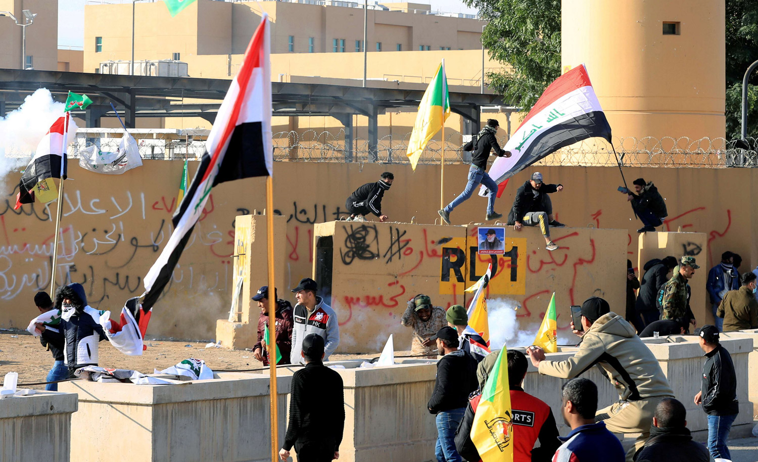 كر وفر في محيط السفارة الأميركية ببغداد